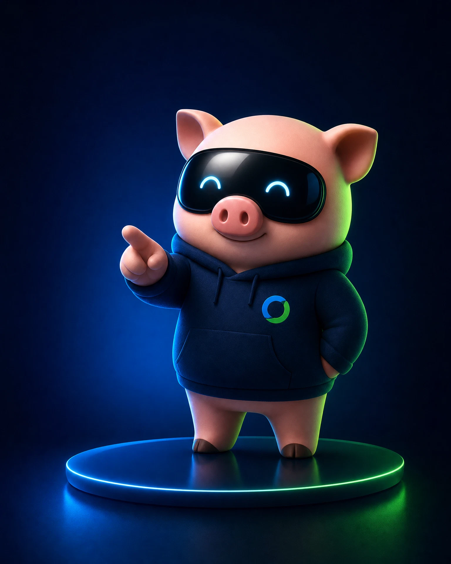 GridPiggy energy sidekick representing the Founding 50